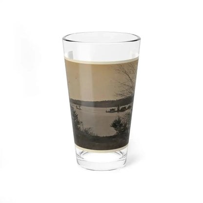 Double Turreted Ironclad Monitor  Onandaga,  James River (U.S. Civil War) Pint Glass 16oz 16oz - Go Mug Yourself