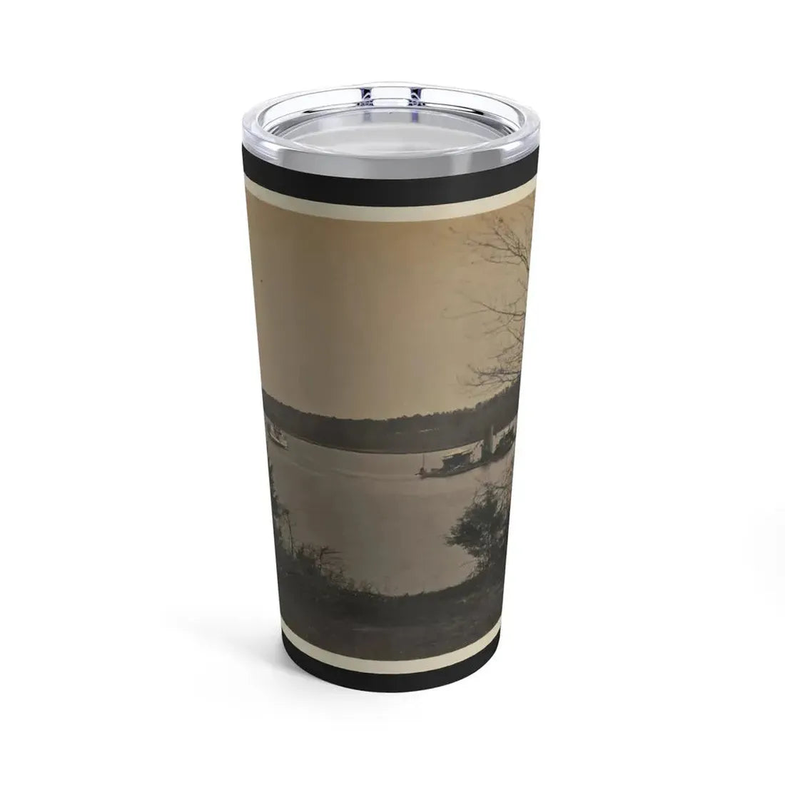 Double Turreted Ironclad Monitor  Onandaga,  James River (U.S. Civil War) Tumbler 20oz 20oz - Go Mug Yourself