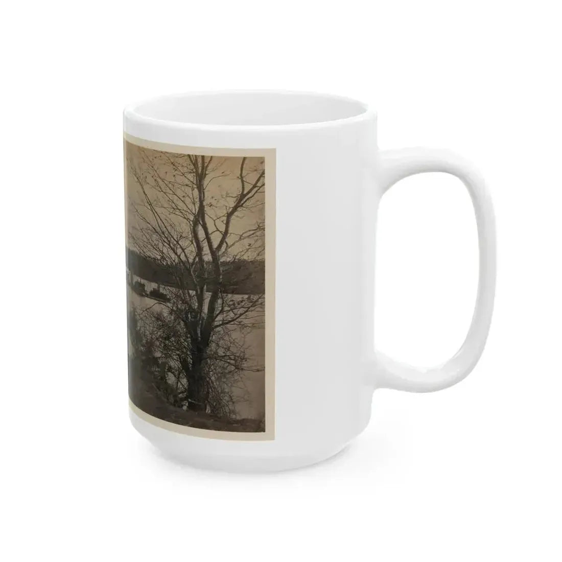 Double Turreted Ironclad Monitor  Onandaga,  James River (U.S. Civil War) White Coffee Mug - Go Mug Yourself
