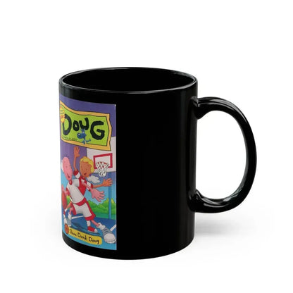 DOUG SLAM DUNK DOUG (VHS COVER) - Black Coffee Mug - Go Mug Yourself