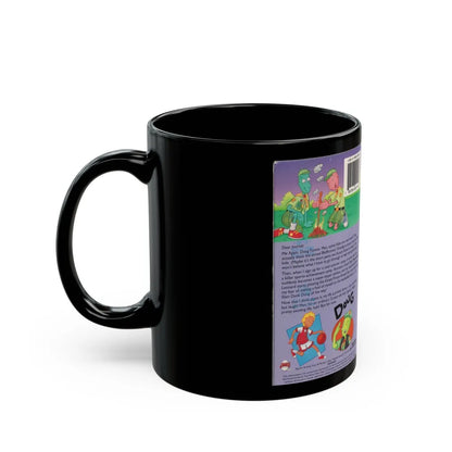 DOUG SLAM DUNK DOUG (VHS COVER) - Black Coffee Mug-Go Mug Yourself