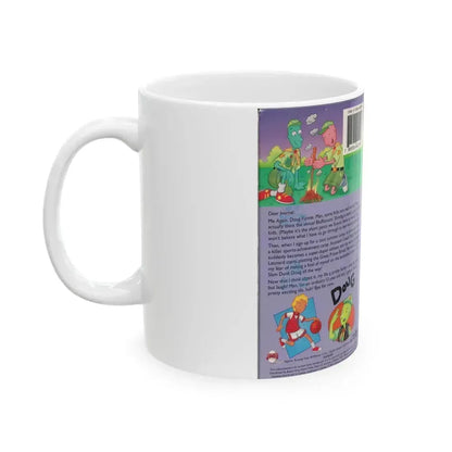 DOUG SLAM DUNK DOUG (VHS COVER) - White Coffee Mug - Go Mug Yourself
