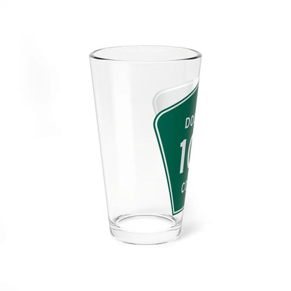 Douglas County 105 green (Colorado) (Road Sign) Pint Glass 16oz - Go Mug Yourself
