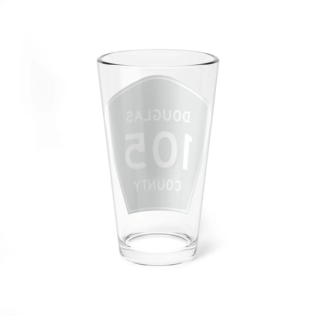 Douglas County 105 green (Colorado) (Road Sign) Pint Glass 16oz - Go Mug Yourself