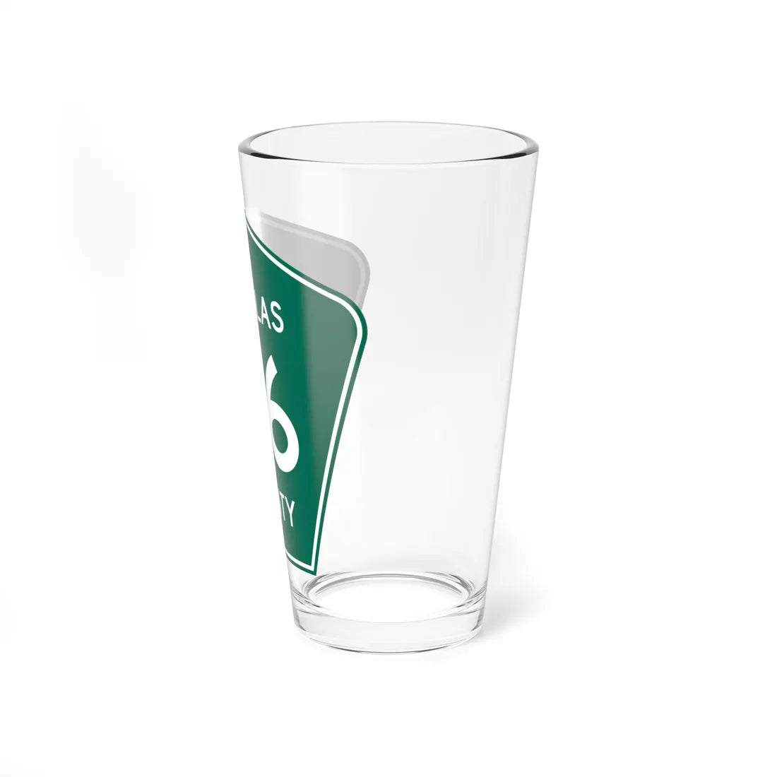 Douglas County 46 green (Colorado) (Road Sign) Pint Glass 16oz - Go Mug Yourself