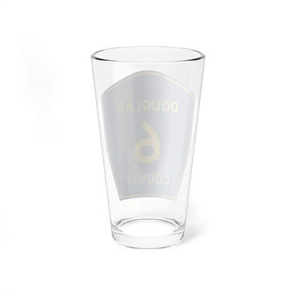 Douglas County 6 (Illinois) (Road Sign) Pint Glass 16oz - Go Mug Yourself