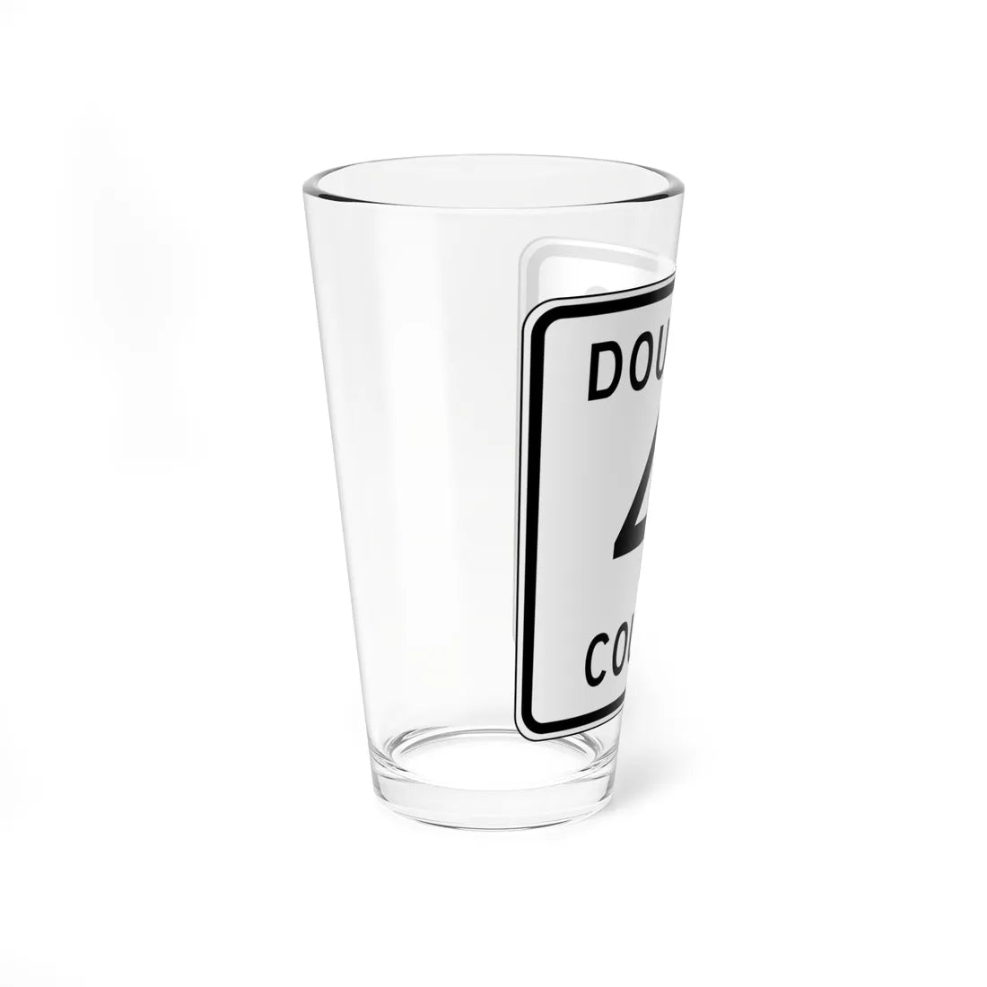 Douglas County Route 41 (Minnesota) (Road Sign) Pint Glass 16oz - Go Mug Yourself