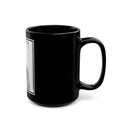 Douglas Hancock Cooper, Brigadier General, C.S.A., Half-Length Portrait, In Uniform, Facing Left (U.S. Civil War) Black Coffee Mug - Go Mug Yourself