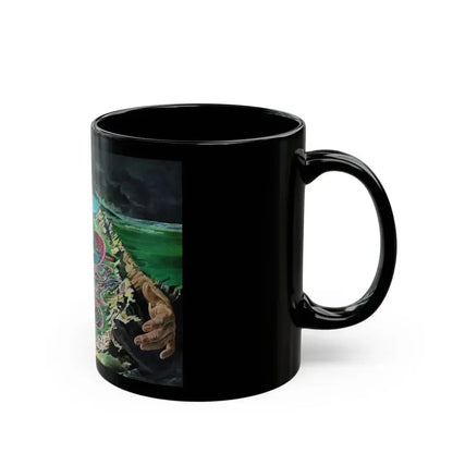 Down a Long Canal, Life magazine, December 7, 1962 - Black Coffee Mug - Go Mug Yourself