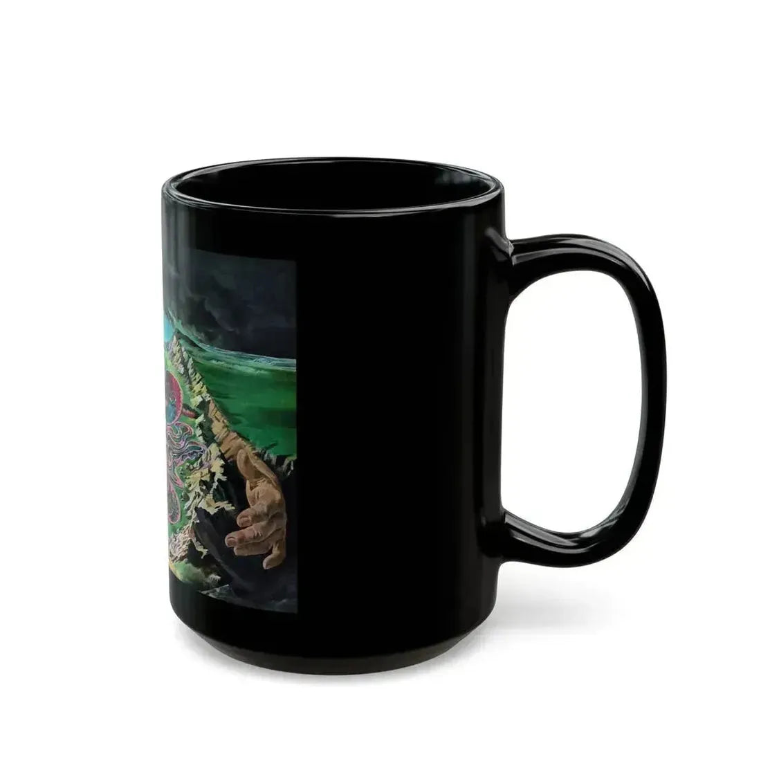Down a Long Canal, Life magazine, December 7, 1962 - Black Coffee Mug - Go Mug Yourself