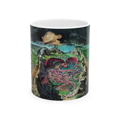 Down a Long Canal, Life magazine, December 7, 1962 - White Coffee Mug 11oz - Go Mug Yourself