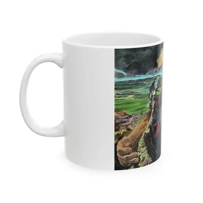 Down a Long Canal, Life magazine, December 7, 1962 - White Coffee Mug - Go Mug Yourself
