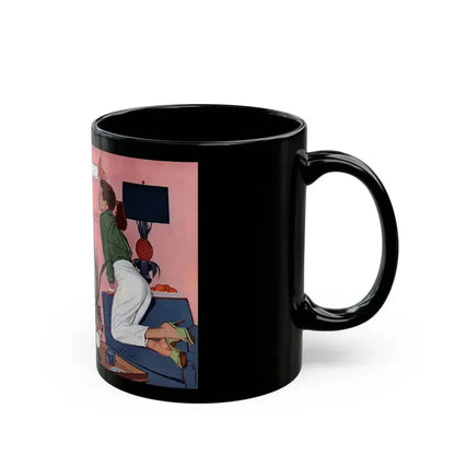 Down Payment on a Dream, Redbook, June 1957 - Black Coffee Mug - Go Mug Yourself