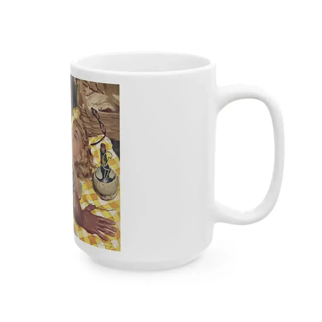 Down Payment On Marriage, Redbook, January 1955 - White Coffee Mug - Go Mug Yourself