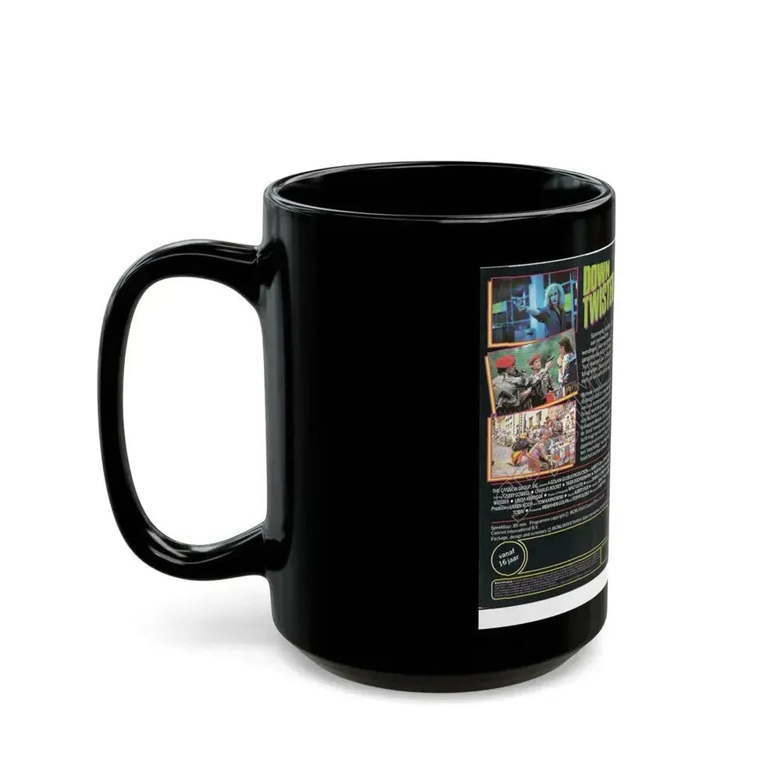 DOWN TWISTED (VHS COVER) - Black Coffee Mug - Go Mug Yourself