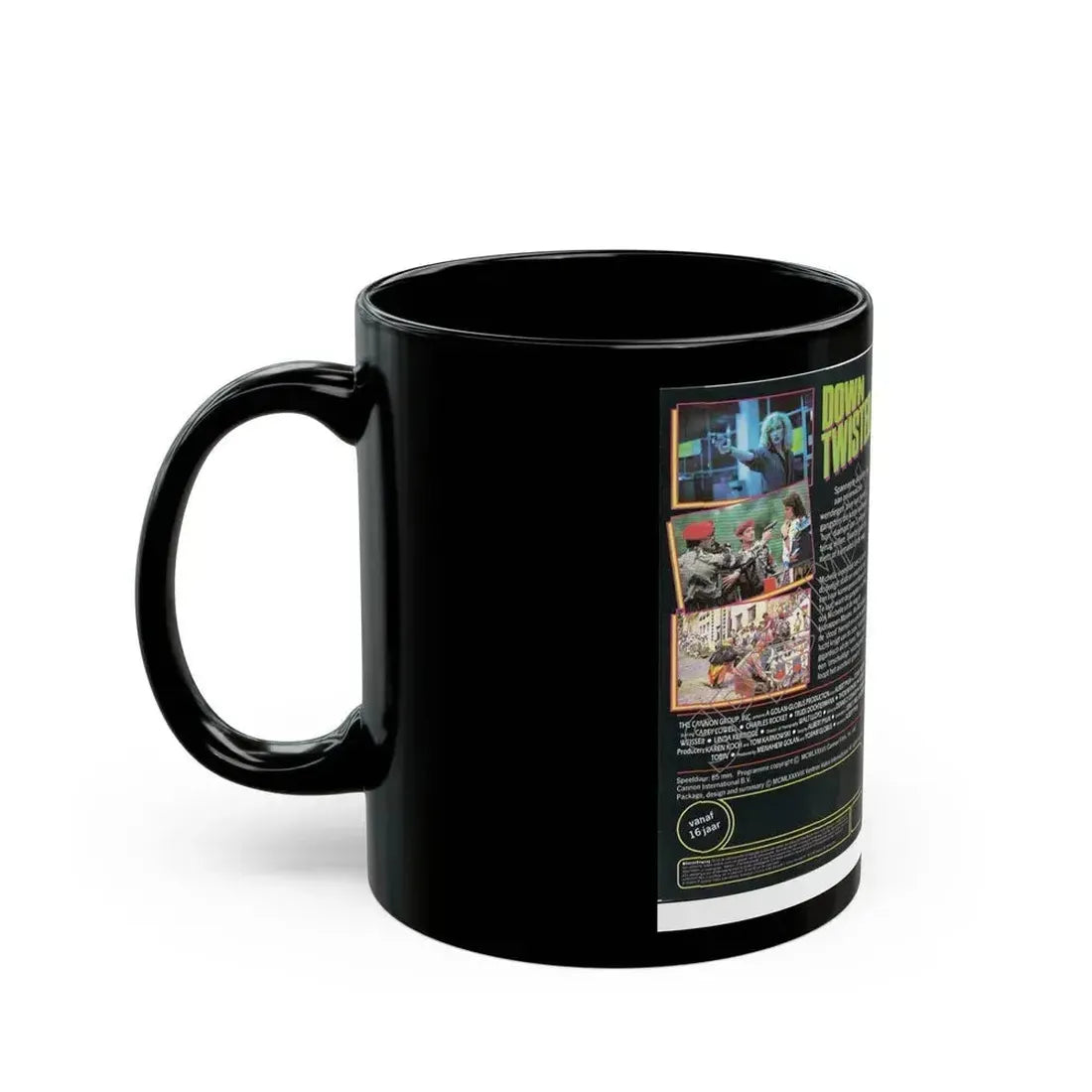DOWN TWISTED (VHS COVER) - Black Coffee Mug - Go Mug Yourself