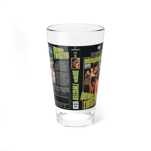 DOWN TWISTED (VHS COVER) Pint Glass 16oz 16oz - Go Mug Yourself