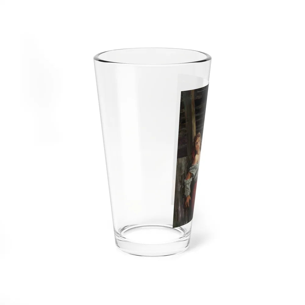 Downfall, Pyramid paperback cover, 1952 - Pint Glass 16oz-Go Mug Yourself