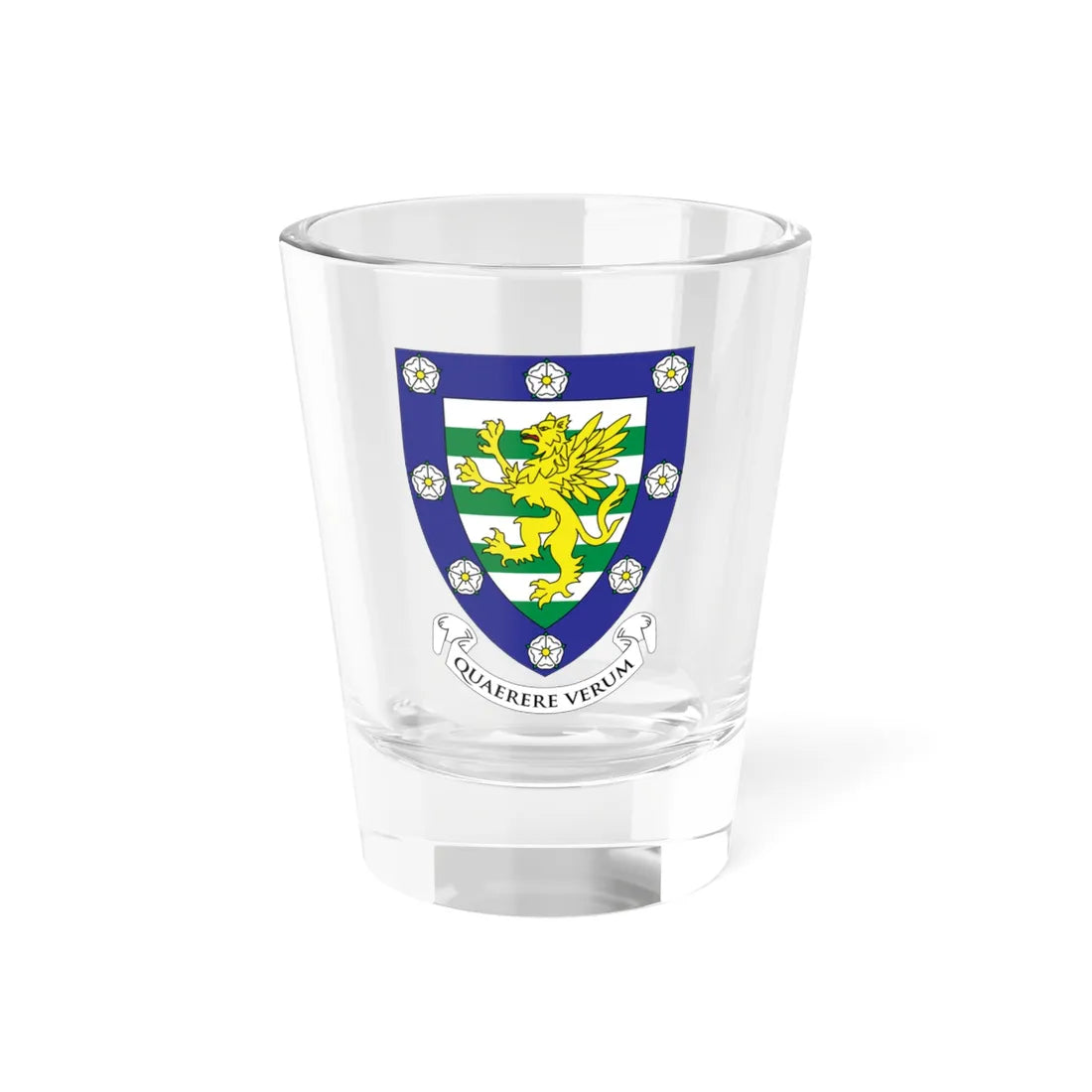 Downing Crest (England) (Coat of Arms) Shot Glass 1.5oz 1.5oz - Go Mug Yourself