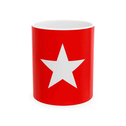 DP-flag (India) White Coffee Mug 11oz - Go Mug Yourself