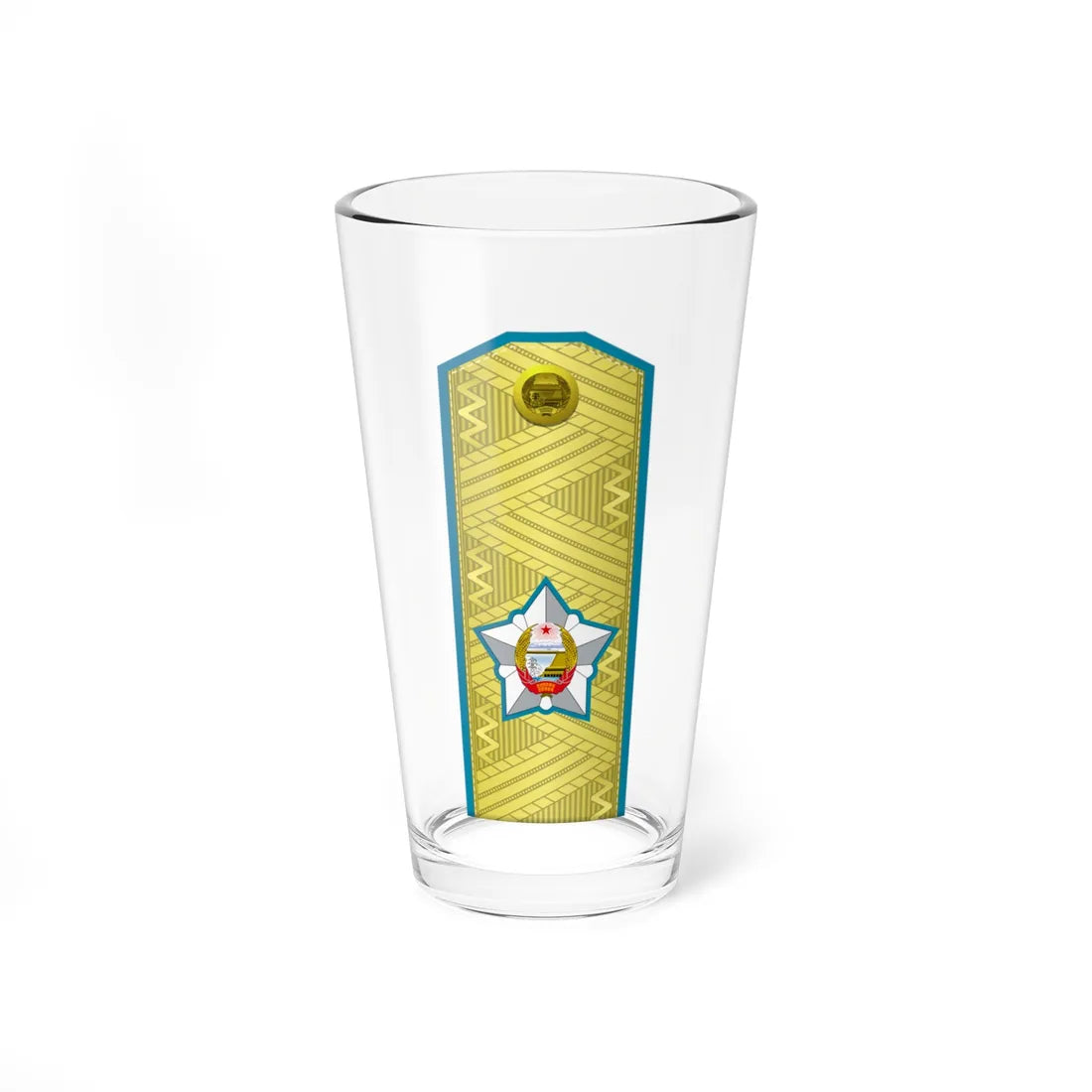 DPRK AirForce OF 10a (Korea) (Military Rank) Pint Glass 16oz 16oz - Go Mug Yourself