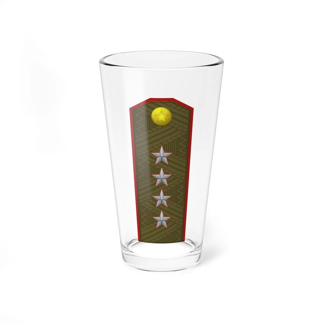 DPRK Army OF 9 (Korea) (Military Rank) Pint Glass 16oz 16oz - Go Mug Yourself