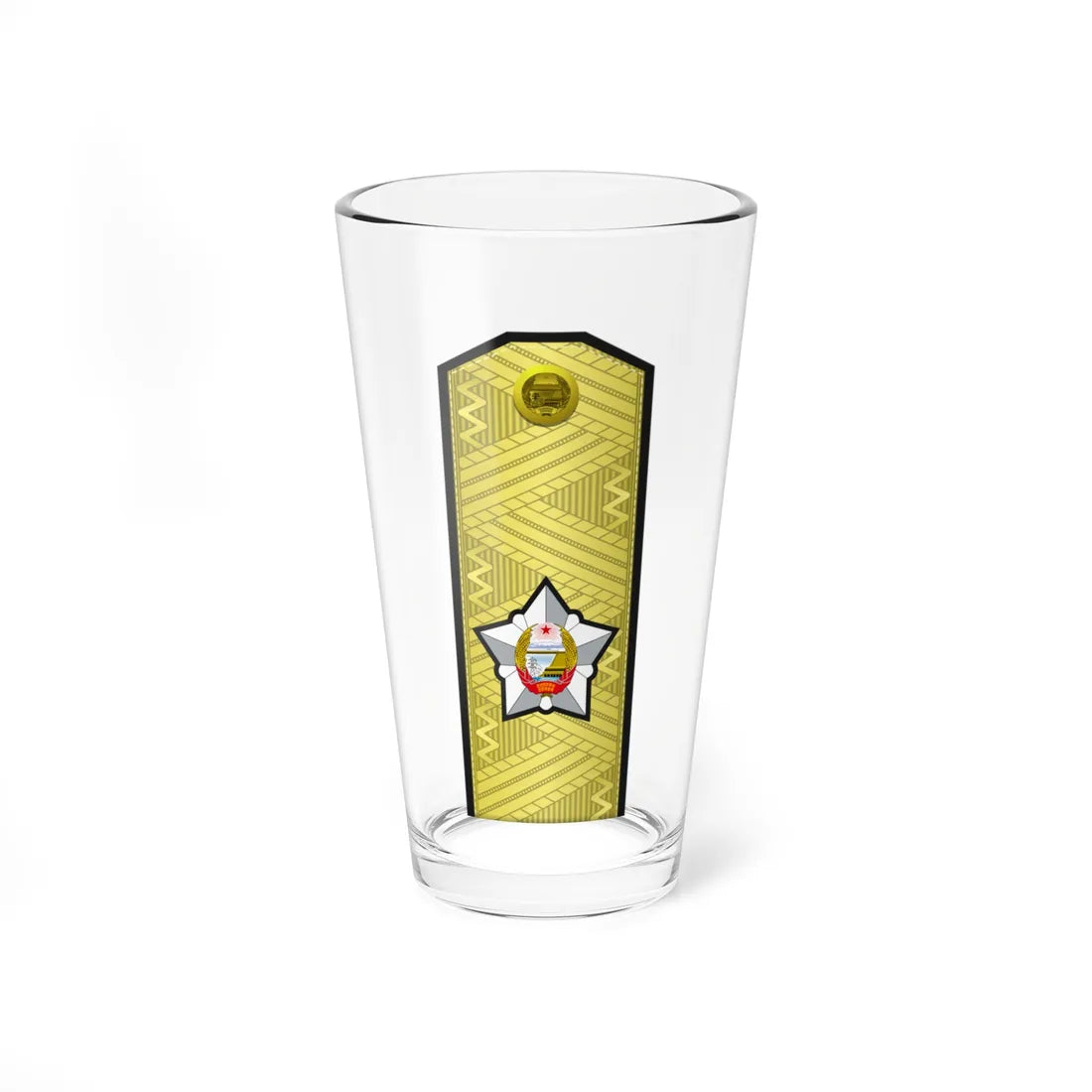 DPRK Navy OF 10a (Korea) (Military Rank) Pint Glass 16oz 16oz - Go Mug Yourself