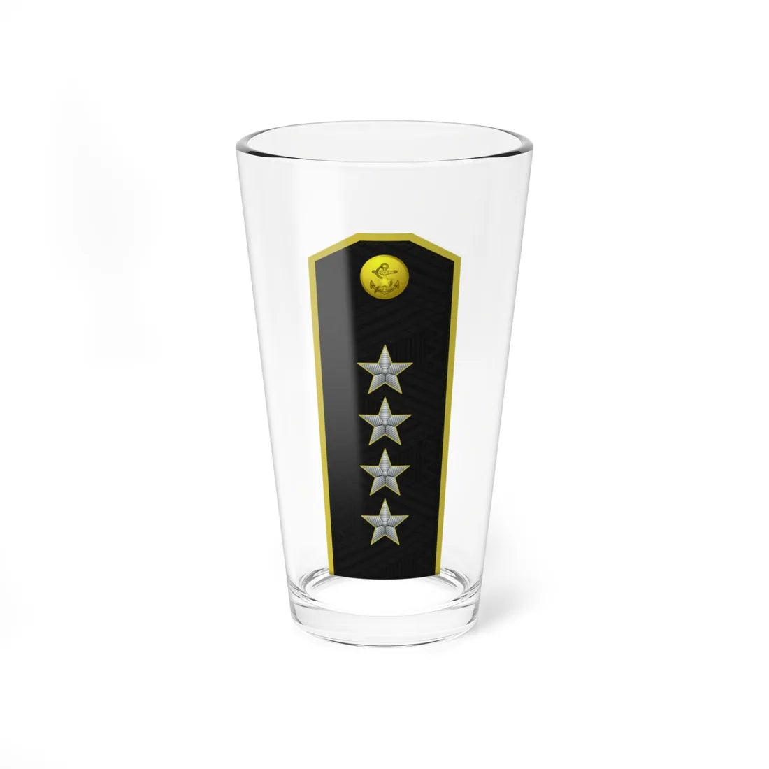 DPRK Navy OF 9 (Korea) (Military Rank) Pint Glass 16oz 16oz - Go Mug Yourself