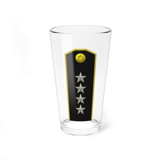DPRK Navy OF 9 (Korea) (Military Rank) Pint Glass 16oz 16oz - Go Mug Yourself