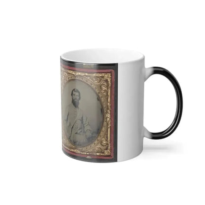 Dr. Alexander Harris of 15Th Virginia Infantry Regiment in Uniform and Dr. Harris With His Wife After the War (U.S. Civil War) Color Changing Coffee Mug 11oz - Go Mug Yourself