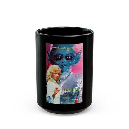 DR. ALIEN! 1989 Movie Poster - Black Coffee Mug 15oz - Go Mug Yourself