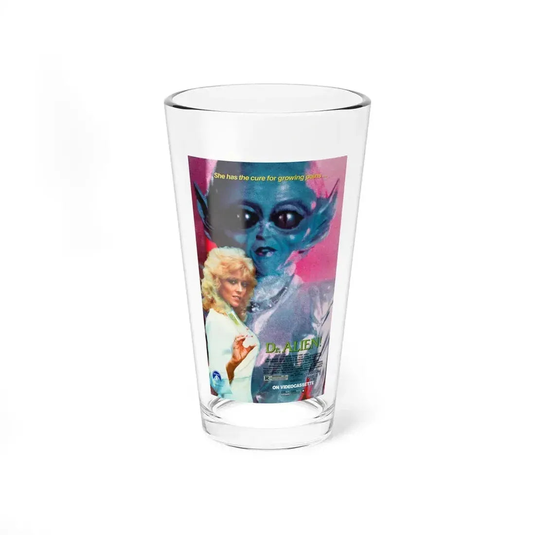 DR. ALIEN! 1989 Movie Poster - Pint Glass 16oz 16oz - Go Mug Yourself