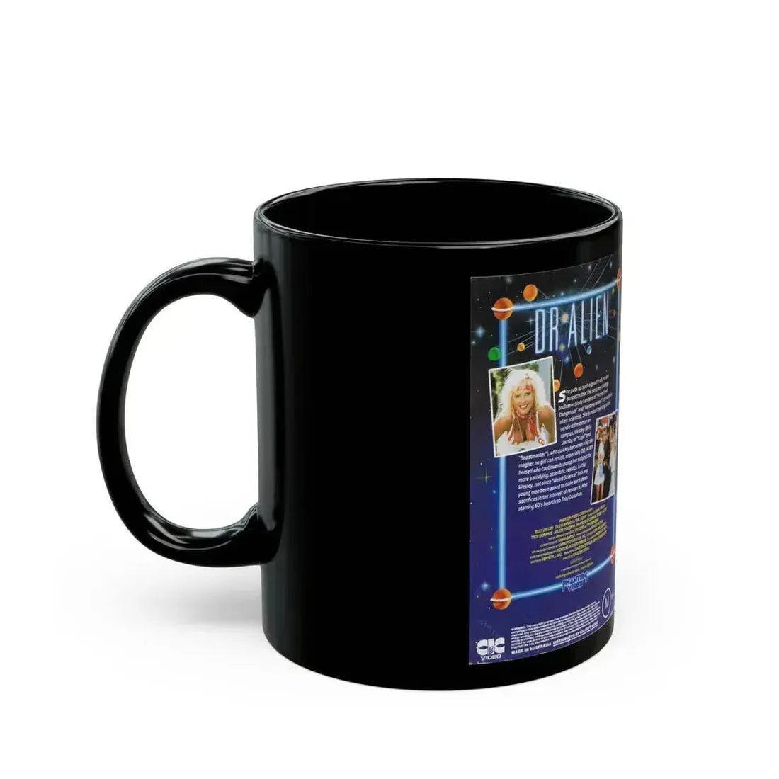 DR ALIEN CIC VIDEO (VHS COVER) - Black Coffee Mug - Go Mug Yourself