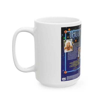 DR ALIEN CIC VIDEO (VHS COVER) - White Coffee Mug-Go Mug Yourself