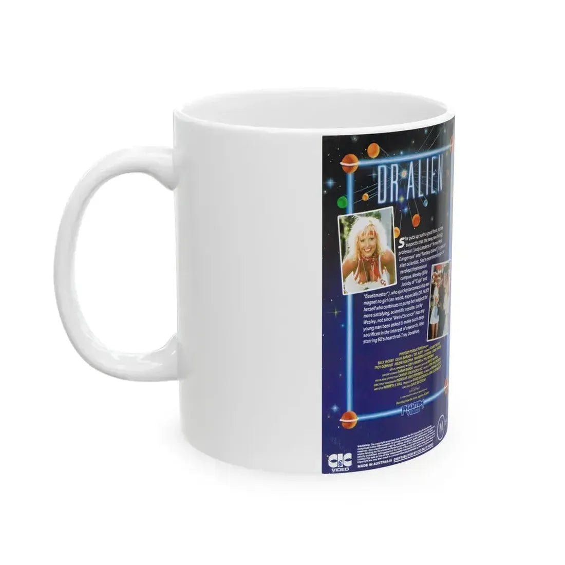 DR ALIEN CIC VIDEO (VHS COVER) - White Coffee Mug - Go Mug Yourself