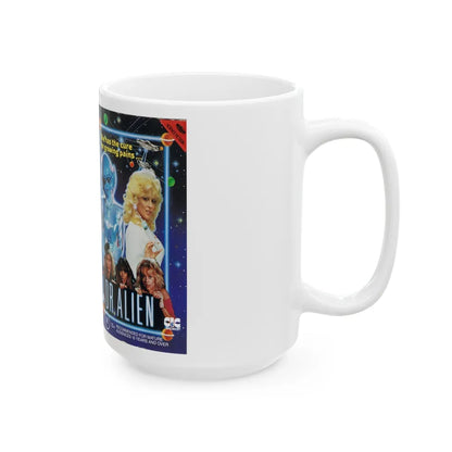 DR ALIEN CIC VIDEO (VHS COVER) - White Coffee Mug-Go Mug Yourself