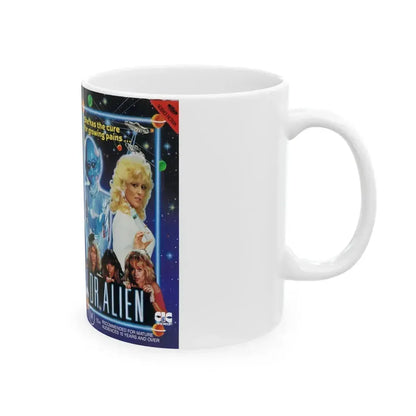 DR ALIEN CIC VIDEO (VHS COVER) - White Coffee Mug - Go Mug Yourself