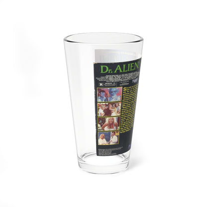 DR ALIEN (VHS COVER) Pint Glass 16oz-Go Mug Yourself