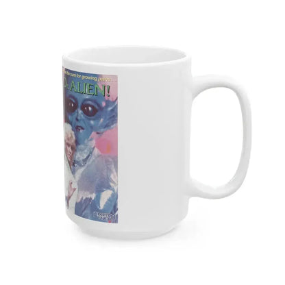 DR ALIEN (VHS COVER) - White Coffee Mug - Go Mug Yourself