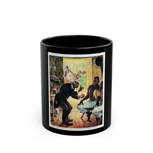 Dr. Bug, Dr. Buzzard and the U.S.A., True Magazine, July 1949 - Black Coffee Mug 11oz - Go Mug Yourself