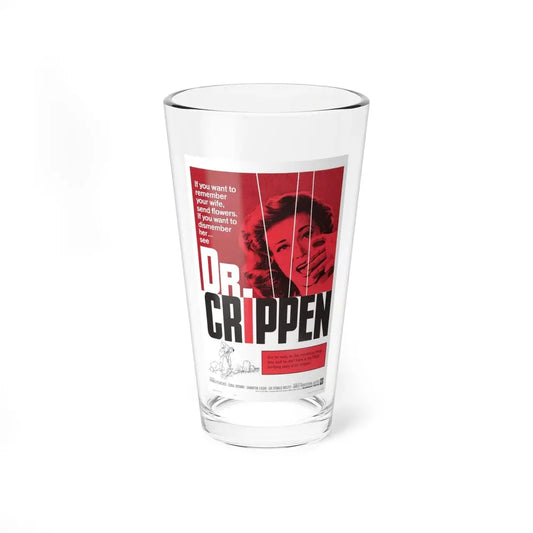 DR. CRIPPEN 1962 Movie Poster - Pint Glass 16oz 16oz - Go Mug Yourself