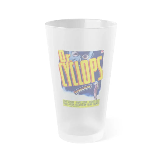 DR. CYCLOPS (2) 1940 Movie Poster - Frosted Pint Glass 16oz Default Title - Go Mug Yourself
