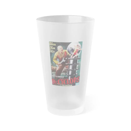 DR. CYCLOPS (SPANISH) 1940 Movie Poster - Frosted Pint Glass 16oz Default Title - Go Mug Yourself