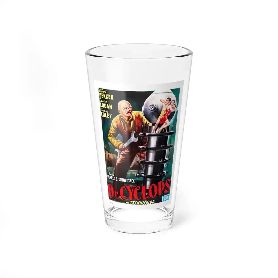 DR. CYCLOPS (SPANISH) 1940 Movie Poster - Pint Glass 16oz 16oz - Go Mug Yourself