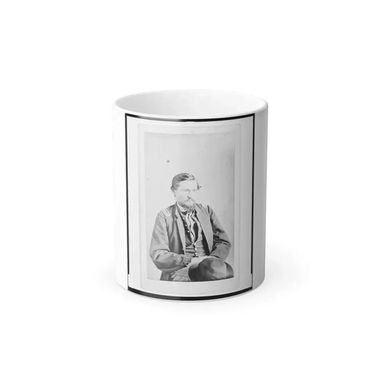 Dr. Felix Blazer, First Assistant Surgeon in the 32Nd Indiana Regiment, Half-Length Portrait, Seated, Facing Front (U.S. Civil War) Color Changing Coffee Mug 11oz Default Title 11oz - Go Mug Yourself