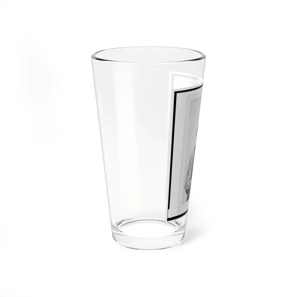 Dr. Felix Blazer, First Assistant Surgeon In The 32nd Indiana Regiment, Half-Length Portrait, Seated, Facing Front (U.S. Civil War) Pint Glass 16oz - Go Mug Yourself