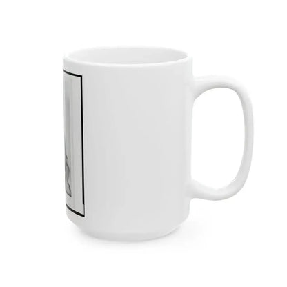 Dr. Felix Blazer, First Assistant Surgeon In The 32nd Indiana Regiment, Half-Length Portrait, Seated, Facing Front (U.S. Civil War) White Coffee Mug - Go Mug Yourself