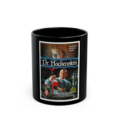 DR. HACKENSTEIN 1988 Movie Poster - Black Coffee Mug 11oz - Go Mug Yourself
