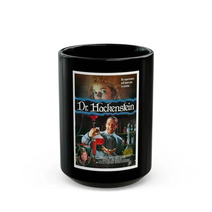 DR. HACKENSTEIN 1988 Movie Poster - Black Coffee Mug 15oz - Go Mug Yourself