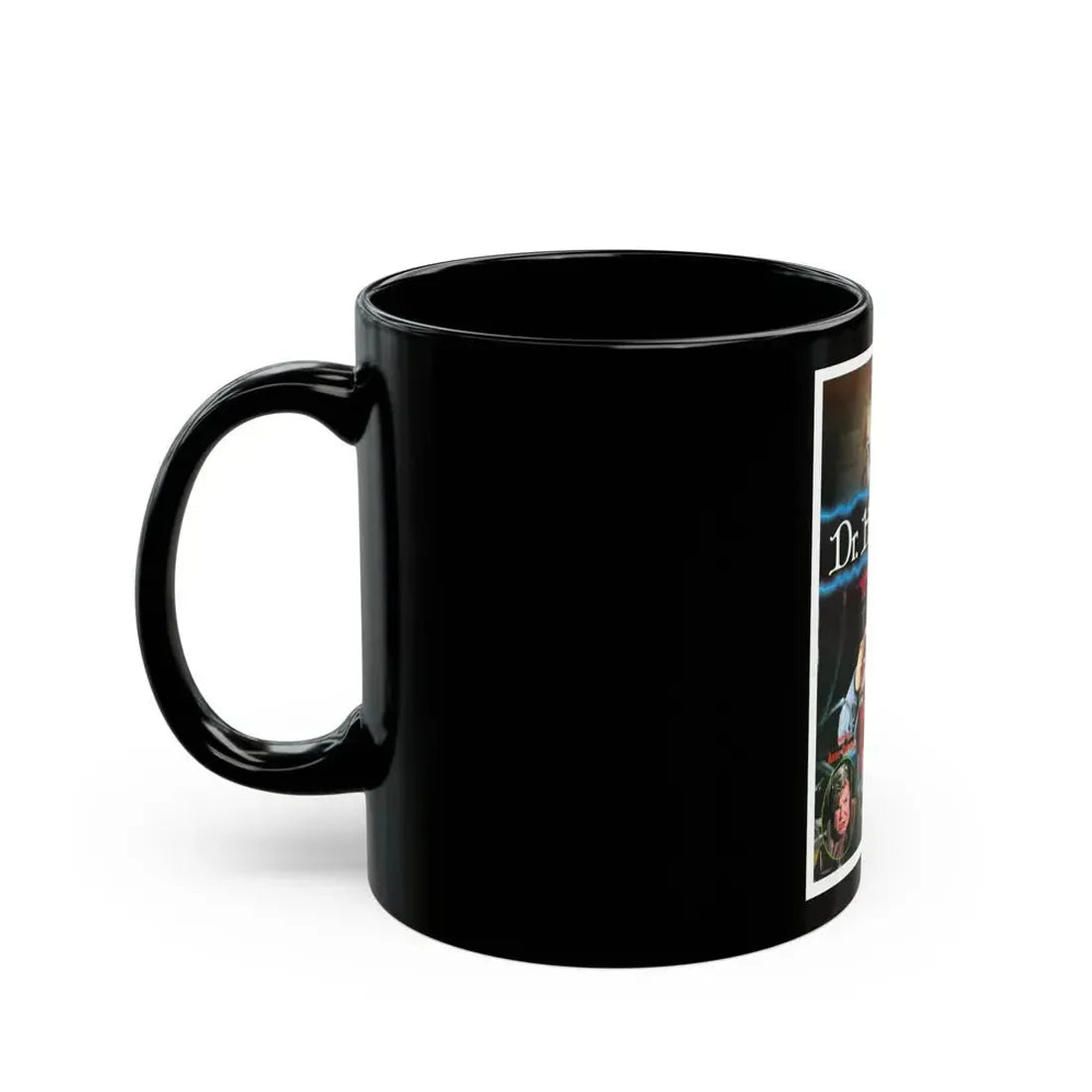 DR. HACKENSTEIN 1988 Movie Poster - Black Coffee Mug - Go Mug Yourself